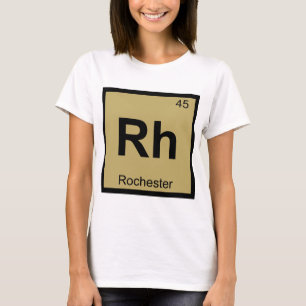 T-shirt Rh - Rochester Minnesota Chimie Tableau Périodique