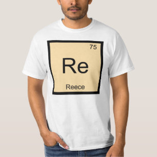 T-shirt Rhenium Élément Chimique Tableau Périodique