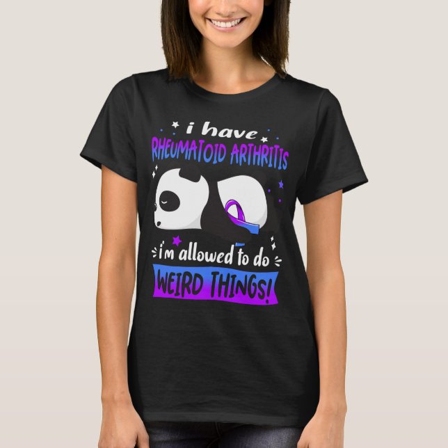 T-shirt Rheumatoid Arthritis Awareness Month Ribbon Gifts (Devant)