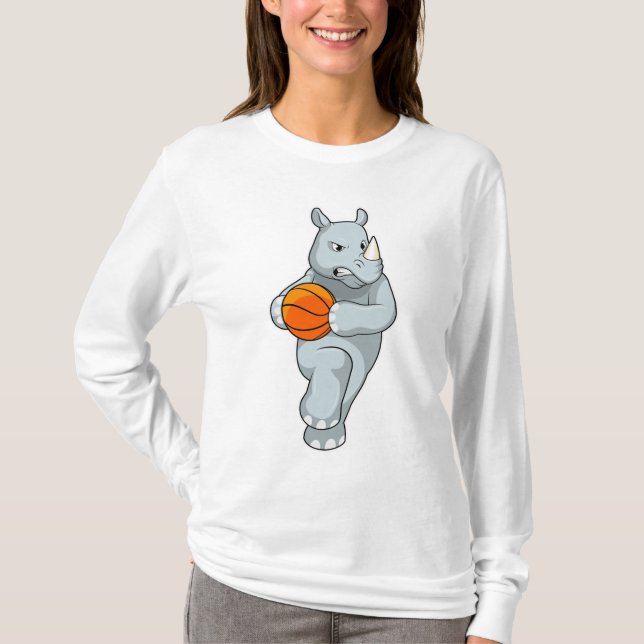 T-shirt Rhino as Basketball (Devant)