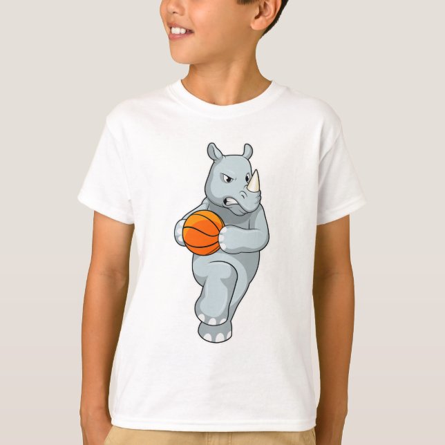 T-shirt Rhino as Basketball (Devant)