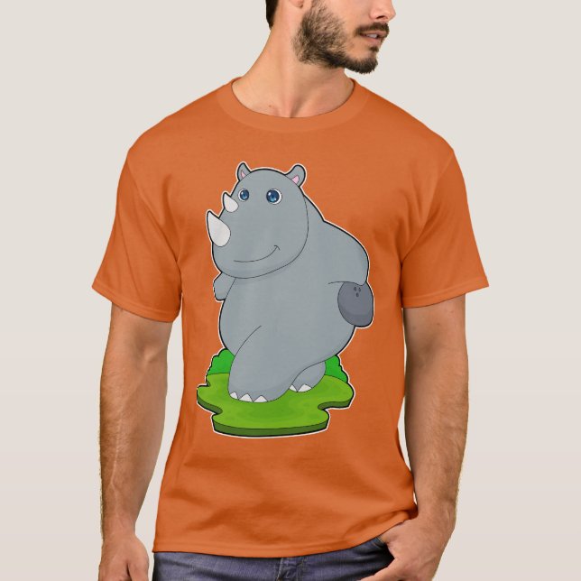 T-shirt Rhino Bowling Bowling (Devant)