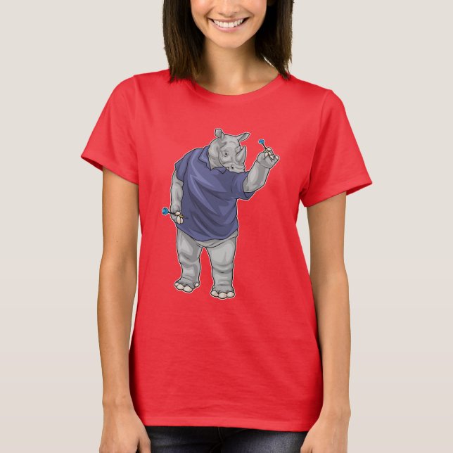 T-shirt Rhino Darts Dart (Devant)