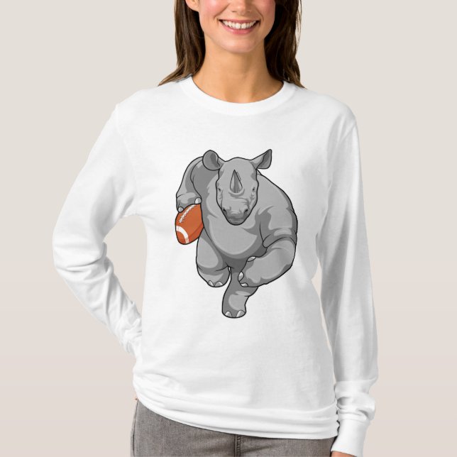 T-shirt Rhino de football (Devant)