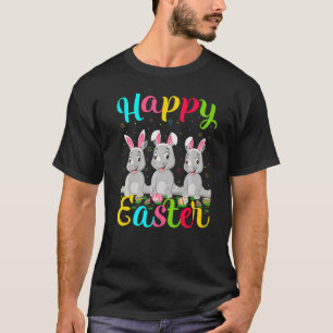 T-shirt Rhino Drôle Oeuf De Pâques Bunny Rhino Joyeux Pâqu