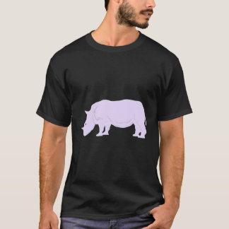 T-shirt Rhino Lavender Rhinoceros