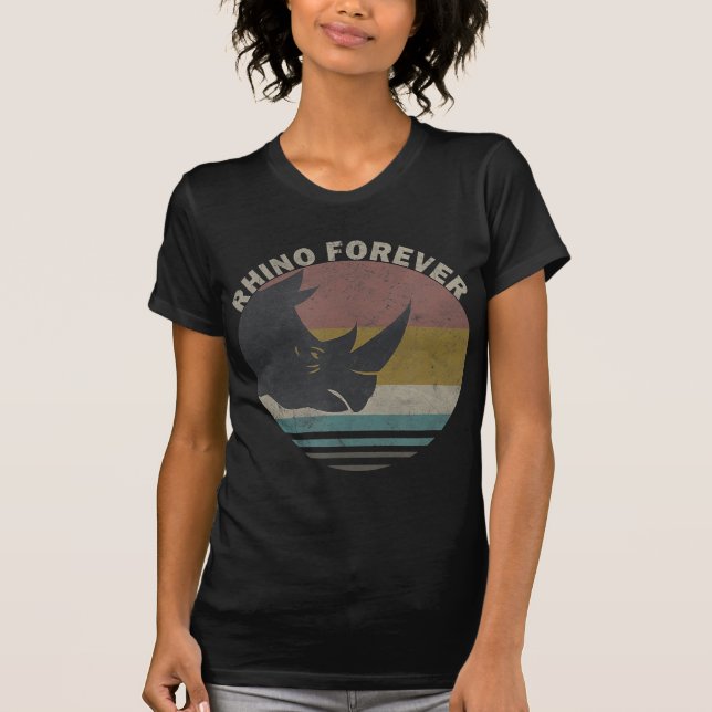 T-shirt Rhino Spirit Animal Lovely Costume Don (Devant)