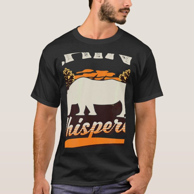 T-shirt Rhino Whisperer (Devant)