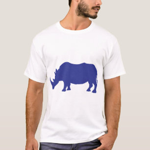 T-shirt Rhinoceros Silhouette