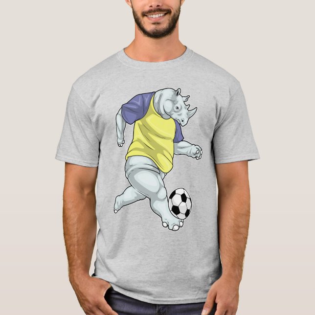 T-shirt Rhinocéros Soccer (Devant)