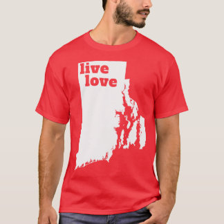 T-shirt Rhode Island Live Love Rhode Island