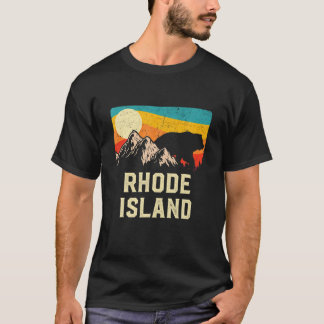 T-shirt Rhode Island Nature Ours sauvage Randonnée de couc