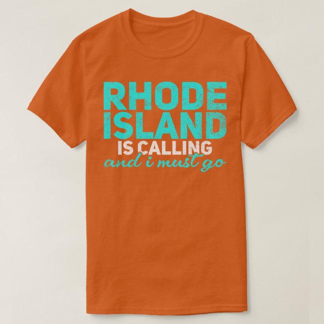 T-shirt Rhode Island Voyage 1 (Design devant)