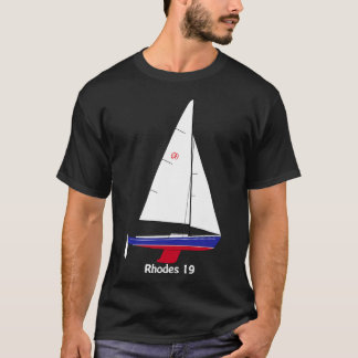 T-shirt Rhodes 19 Voilier