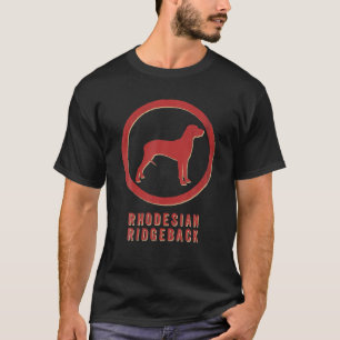 T-shirt Rhodesian Ridgeback Chien Retro Vintage