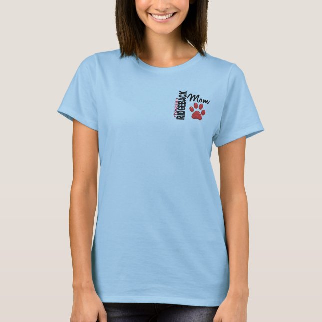 T-shirt Rhodesian Ridgeback Maman 2 (Devant)