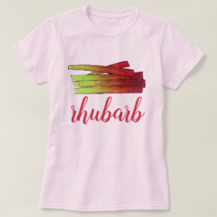 T-shirt Rhubarb culinaire Stalks Légumes Jardin Alimentati