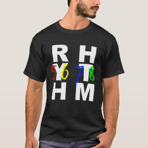 T-shirt Rhythme et danse Musique Enseignant Chorale Conduc