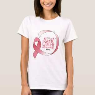 T-shirt Ribbon de dessin du cancer du sein rose Mois BCA