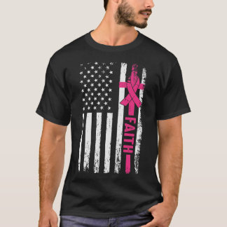 T-shirt Ribbon Faith Breast Cancer Awareness 