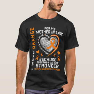 T-shirt Ribbon Ms Mère En Droit Sclérose En Plaque