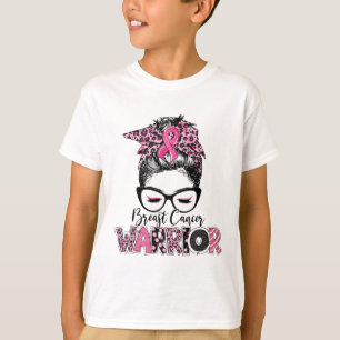 T-shirt Ribbon rose Cancer du sein guerrier de sensibilisa