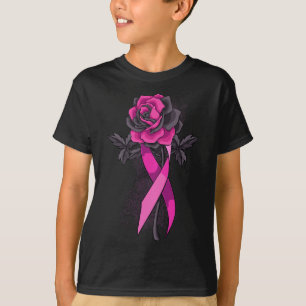 T-shirt Ribbon Rose Sensibilisation au cancer du sein Surv
