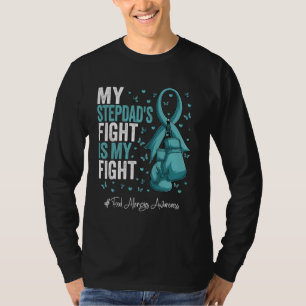 T-shirt Ribbon turquoise Stepdad Allgies alimentaires Sens