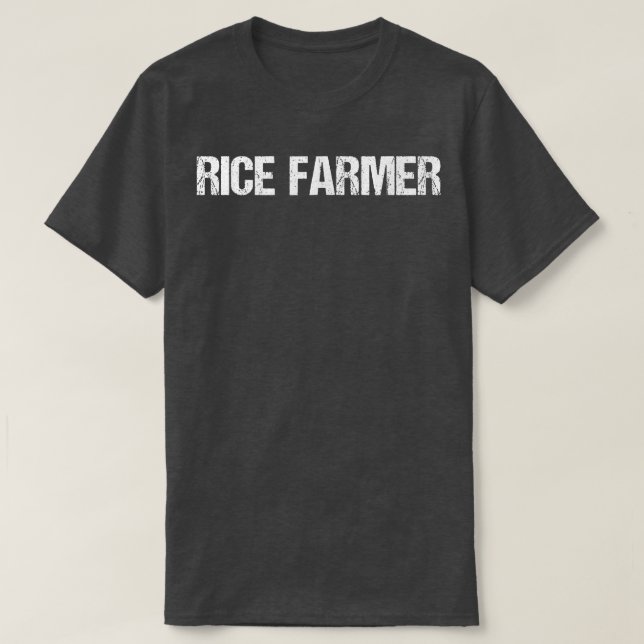 T-shirt Rice Farmer Simple Title  (Design devant)