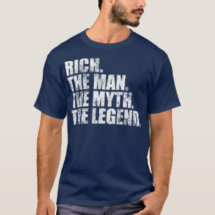 T-shirt Rich Nom de famille Rich nom de famille Rich nom d