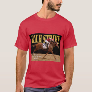 T-shirt Rich Strike 80 contre 1 Gagnant 2022 Kentucky Der