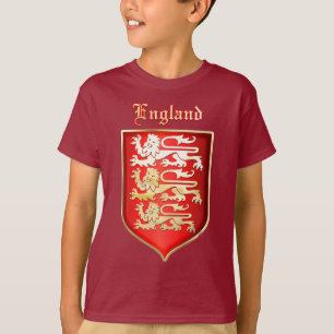 T-shirt Richard, le bouclier royal d'Angleterre du coeur d