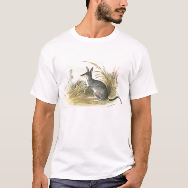 T-shirt Richard Lydekker - Bandicoot de lapin - Bilby (Devant)