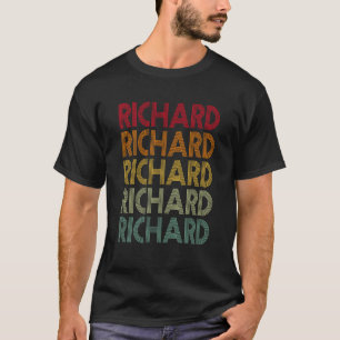 T-shirt Richard Retro Nom Humour Nom