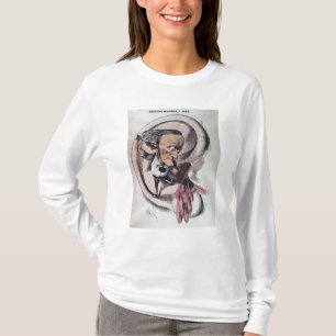 T-shirt Richard Wagner dédoublant le tambour d'oreille du