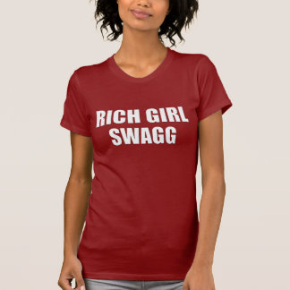 T-shirt riche de Swagg de fille