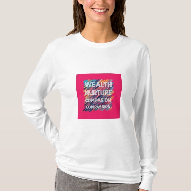T-shirt Richesse compatissante (Devant)