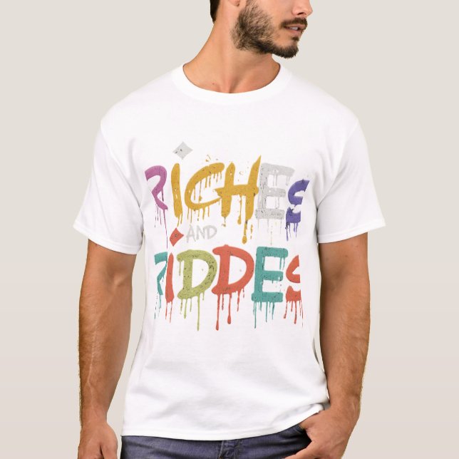 T-shirt Richesses et énigmes (Devant)