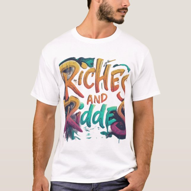 T-shirt Richesses et énigmes (Devant)