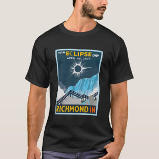 T-shirt Richmond Indiana Dans Total Solaire Eclipse 2024