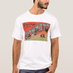 T-shirt Richmond, la Virginie - grandes scènes 3 de lettr