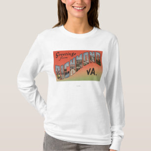 T-shirt Richmond, la Virginie - grandes scènes 3 de lettre