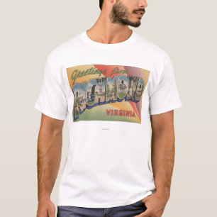 T-shirt Richmond, la Virginie - grandes scènes de lettre