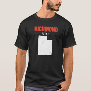 T-shirt Richmond Utah USA State America Travel Utahan