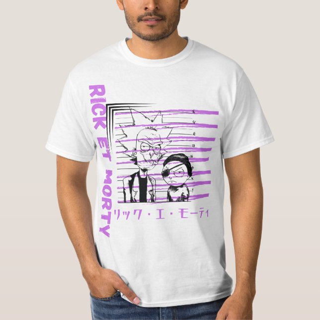T-shirt rick and morty (Devant)