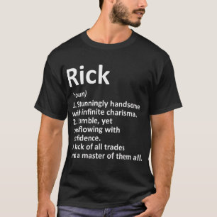 T-shirt RICK Définition Nom personnalisé Funny Birthday G