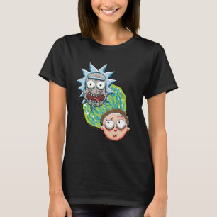 T-shirt RICK ET MORTY™   Graphique de portail de pixels