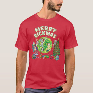 T-shirt Rick et Morty Joyeux Rickmas drôle