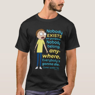 T-shirt RICK ET MORTY™ Personne N'Existe À Titre Exce