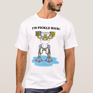 T-shirt RICK ET MORTY™   Pickle Rick Toilet Mech